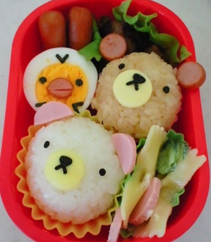 簡単キャラ弁 リラックマとキイロイトリ by notoa 【クックパッド