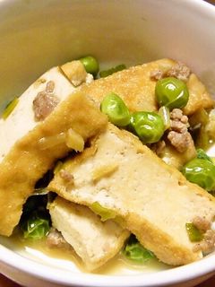 厚揚げとひき肉の炒め煮-レシピのメイン写真