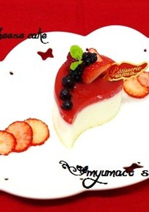 苺のミニレアチーズケーキ-レシピのメイン写真