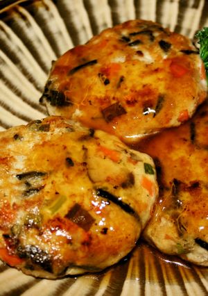 長ひじき入り豆腐ハンバーグ-レシピのメイン写真