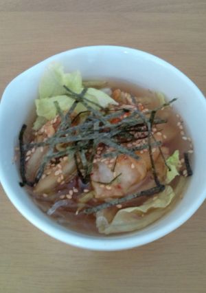 プチ！プチ！海藻麺のスープサラダ-レシピのメイン写真