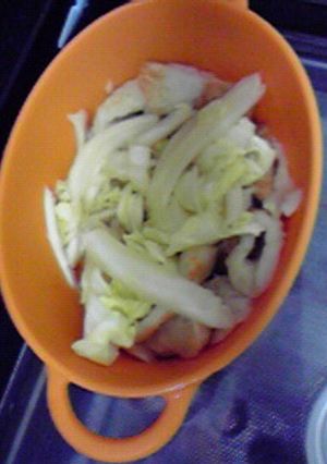 レンジで簡単☆春キャベツと竹輪のおかず♪-レシピのメイン写真