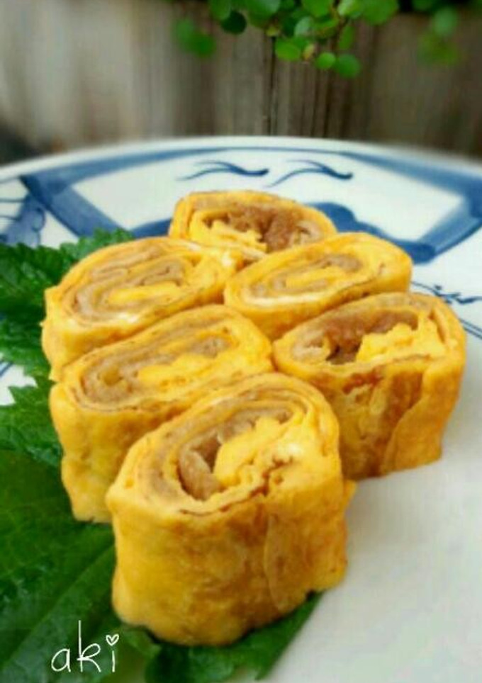 おかず厚焼き玉子　～お揚げ入り～-レシピのメイン写真
