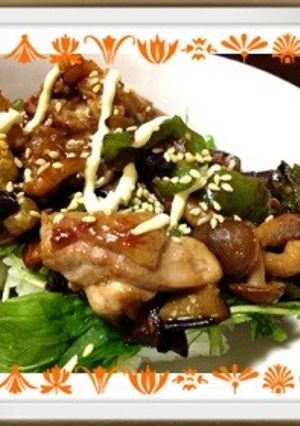 カフェ風❤鶏とナスのピエトロ和風味丼-レシピのメイン写真
