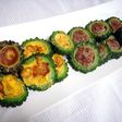 ゴーヤの卵詰めと肉詰め