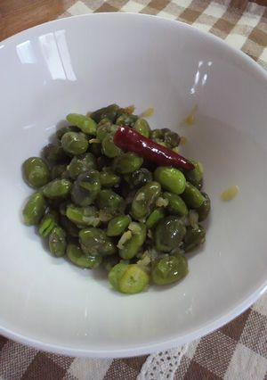 ♥枝豆ペペロンチーノ♥-レシピのメイン写真