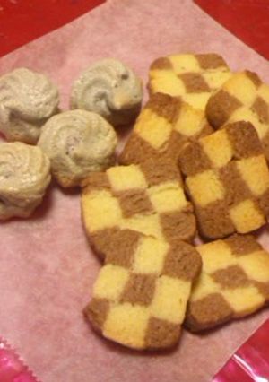 とってもキュート♪チェックのクッキー-レシピのメイン写真