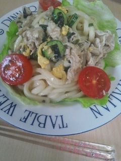 ごまダレサラダうどん♪-レシピのメイン写真