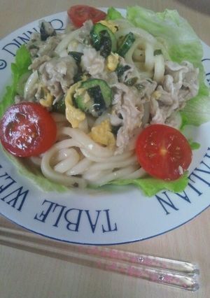 ごまダレサラダうどん♪-レシピのメイン写真