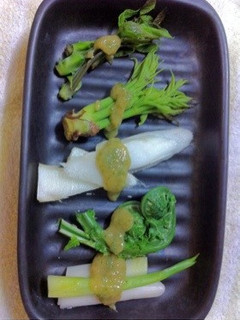 野菜ソムリエの山菜五種盛り山椒味噌和え-レシピのメイン写真