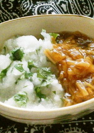 ✿大根おろしと大葉のなめたけ添え✿-レシピのメイン写真