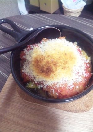 トマトとアボカドの納豆オーブン焼き-レシピのメイン写真