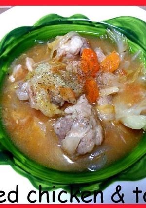 チキン＆野菜たっぷりトマト煮込み-レシピのメイン写真