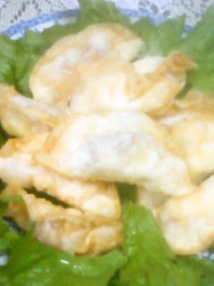 ウィンナー茹卵in餃子の皮でパリ2揚げ★-レシピのメイン写真