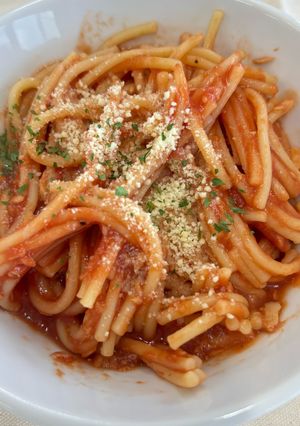 ポリ袋で簡単！ツナトマトパスタ！-レシピのメイン写真