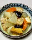 甘酒と塩麹でまろやか鶏と根菜の煮物