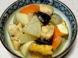 甘酒と塩麹でまろやか鶏と根菜の煮物
