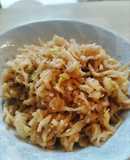 切り干し大根と白菜の切り胡麻炒め
