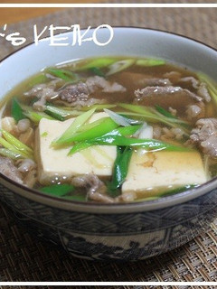 【農家のレシピ】豆腐入り☆肉吸い-レシピのメイン写真