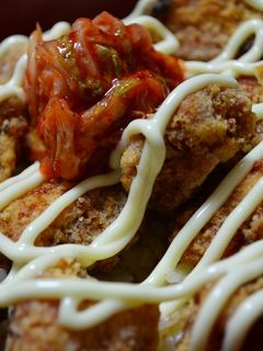 ☆竜田揚げ丼~きむち添え~☆-レシピのメイン写真