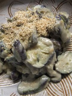 茄子の練り胡麻辛子味噌和え-レシピのメイン写真