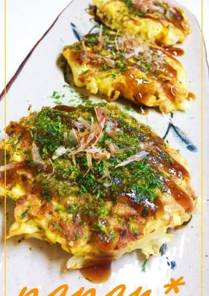 ＊美味しく健康♥お好み風キャベツ焼き＊-レシピのメイン写真