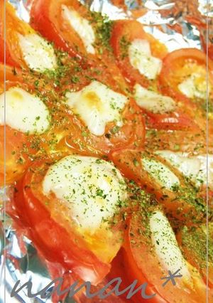 ＊リコピンピン♪トマトのチーズ焼き＊-レシピのメイン写真