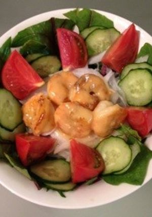 春野菜のヘルシーエビマヨサラダ☆-レシピのメイン写真