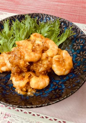 スイートチリソースで簡単うまいエビチリ！-レシピのメイン写真