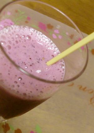 飲んでキレイに！ベリーお酢ムージー♥-レシピのメイン写真