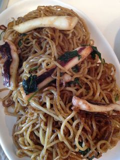 【5分レシピ】丸ごとイカと大葉の焼きそば-レシピのメイン写真