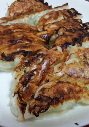鶏胸肉でニンニクガッツリ餃子-レシピのメイン写真