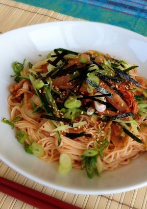 そうめんで簡単★キムチ冷麺-レシピのメイン写真