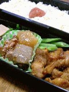 チキンソテーカレー風味弁当-レシピのメイン写真