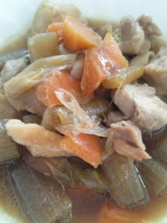 ふきと鶏肉の煮物-レシピのメイン写真