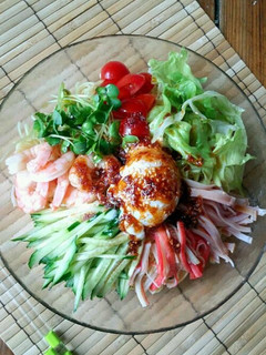 ピリ辛☆温玉冷やし中華☆-レシピのメイン写真