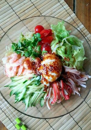 ピリ辛☆温玉冷やし中華☆-レシピのメイン写真