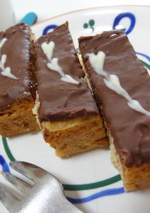 卵なし ☆ 塩味チョコクッキーバー-レシピのメイン写真