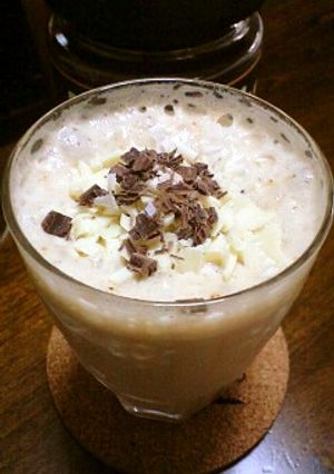 チョコトッピングのカフェオレ-レシピのメイン写真