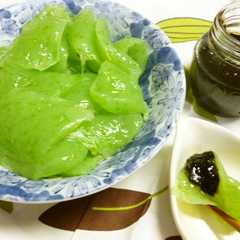 รูปของ 我が家の刺身こんにゃくの食べ方