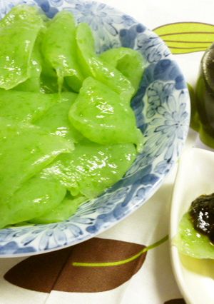 我が家の刺身こんにゃくの食べ方-レシピのメイン写真