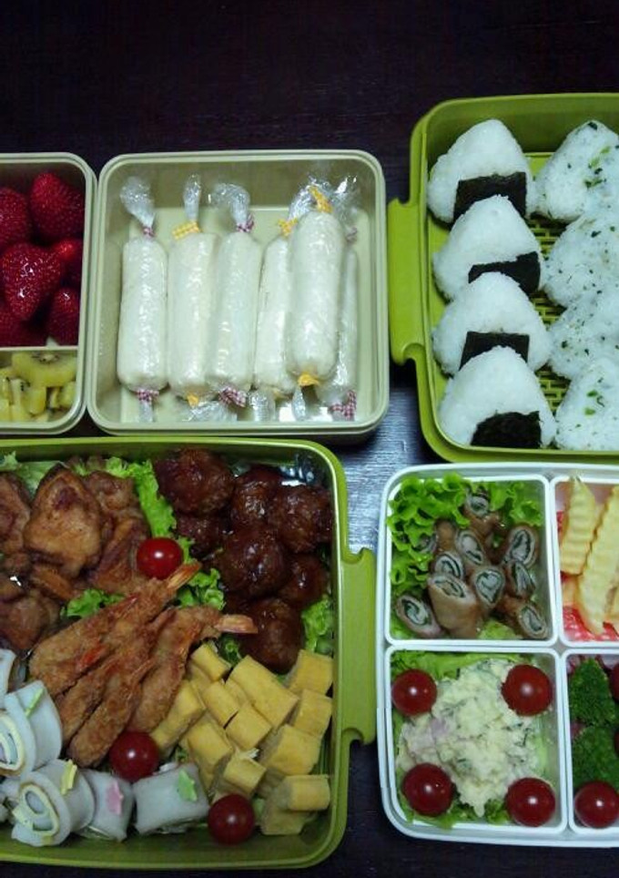 小学校の運動会のお弁当♪-レシピのメイン写真