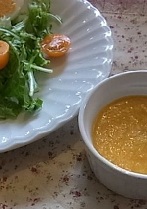 塩麹で新玉ねぎと人参のドレッシング-レシピのメイン写真