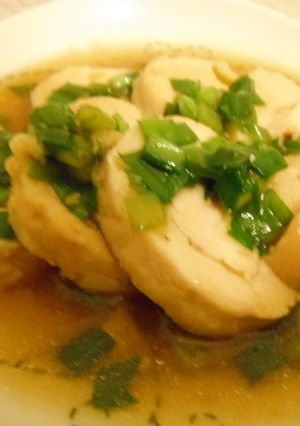 鶏ハムの生姜あんかけ-レシピのメイン写真