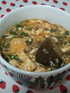 簡単!麻婆ナス豆腐。-レシピのメイン写真