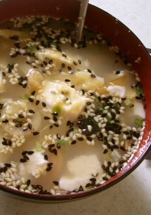 豆腐としょうがのお吸い物-レシピのメイン写真