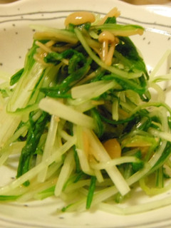 簡単すぎる水菜のなめたけ和え-レシピのメイン写真