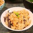 ピリ辛★イカとキノコの麻婆炊き込みご飯