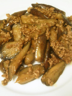 ☆なすとひき肉の炒め物☆-レシピのメイン写真