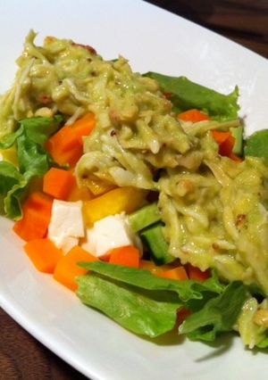 たっぷり野菜の豆腐アボカドサラダ-レシピのメイン写真